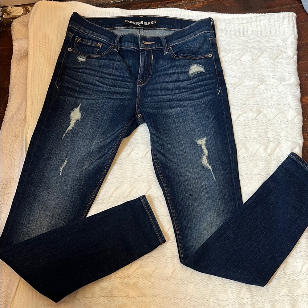 Express Women's Blue Jeans